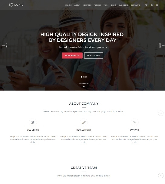 Sonic - Responsive Multi-Purpose Theme